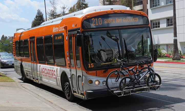 LA Metro Local NABI Metro 45C 8643